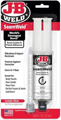 JB Weld Seamweld Syringe - 25Ml, White (50178)