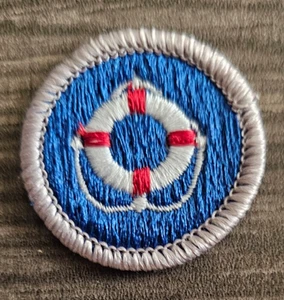 BSA Lifesaving Merit Badge (Eagle Req'd)  Type J plastic back - current style - Picture 1 of 1