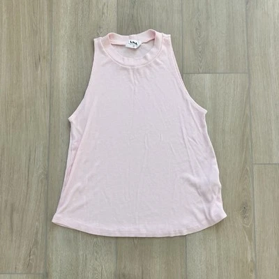 LNA Twiggy бак ребристый розовый средний богемное повседневный основной классический каждый день - Изображение 1 из 4