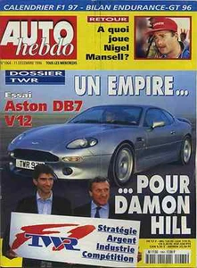 AUTO HEBDO n°1064 11/12/1996 ASTON MARTIN DB7 DOSSSIER TWR BILAN ENDURA - Bild 1 von 1
