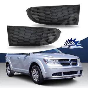 Par de cubiertas de bisel de luz antiniebla delantera izquierda derecha para Dodge Journey 2012-2020 - Imagen 1 de 7