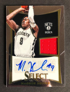 2012-13 PANINI SELECT MARSHON BROOKS RPA 261/399 ROOKIE RC #258, BROOKLYN NETS