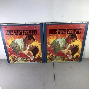 Gone With The Wind Laser Videodisc 1985 - 2-Discs Parts 1 & 2 MGM/UA Home Video - Picture 1 of 7