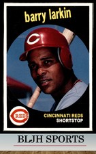 1989  Baseball Card Magazine '59 Topps Replicas #17 Barry Larkin Cincinnati Reds