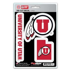 Utah Utes Decals - 3 Pack - Picture 1 of 1