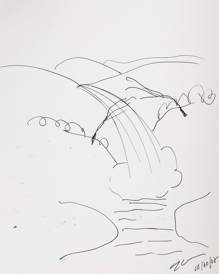 Jeff Koons, Originalausgabe mit ganzseitiger Zeichnung und Widmung, signiert - Bild 1 von 4