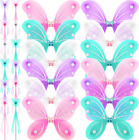 12 sztuk Skrzydła wróżki Skrzydła motyla Sukienka Urodziny Ślub Dekoracja