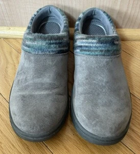Dansko Women's Emily Slip On Non Slip Charcoal Suede Size 37 Size 6.5/7 - Picture 1 of 7