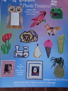 VINTAGE KOUNT ON KAPPIE KUNSTSTOFF LEINWAND MUSTER SCHÄTZE BUCH 109 RESTE - Bild 1 von 2