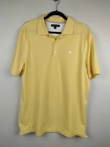 BANANA REPUBLIC Yellow Collared Polo Cotton Short Sleeve Shirt, Sz XL - Picture 1 of 7
