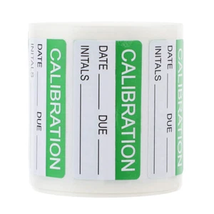 Calibration Stickers Calibration Labels Calibration Nist Adhesive Stickers - Picture 1 of 12