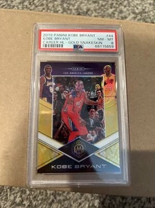 2019 Panini Career HL Gold Snakeskin Prizm #44 Kobe Bryant /10 PSA 8 - Picture 1 of 4