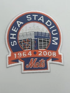2008 New York Mets Shea Stadium Closing Jersey Sleeve MLB Logo Patch - Picture 1 of 4
