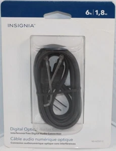 Cable de audio óptico digital Insignia de 6 pies/1,8 m - Imagen 1 de 6