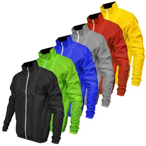 Mens Cycling Rain Jacket Waterproof Rain Coat Jackets Full Sleeves S to XXL - Picture 1 of 25