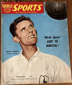 World Sports Magazine March 1958 Tommy Harmer Tottenham Hotspurs - Bild 1 von 9