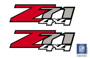 2007-2013 Chevy Silverado GMC Sierra Z71 4X4 Bed Decal Stickers Set of (2) - Picture 1 of 1