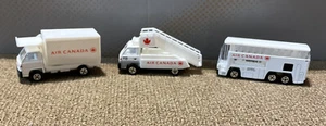 3 Vintage Realtoy Air Canada Airlines GSE Ground Support Equipment Trucks 1/64 - Picture 1 of 12