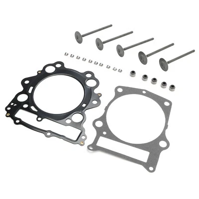Cylinder Head Valves Seals Gaskets Kit For Yamaha 3YF-12121-00 5KM-12111-00 - Image 1 of 4
