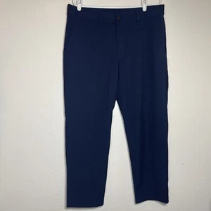 ZARA PANTALÓN ELÁSTICO TEXTURIZADO AZUL MARINO HOMBRE talla US 34 - Imagen 1 de 9