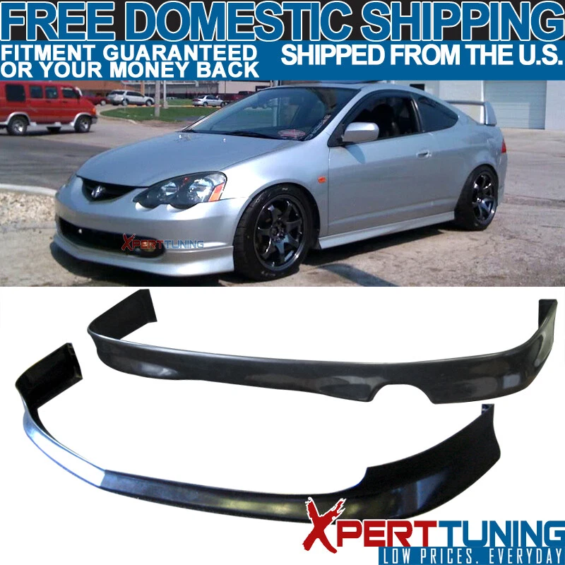Fit 02 03 04 Acura RSX Type-S Front Rear Bumper Lip Spoiler Diffuser PU - Image 1 of 4