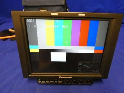 Panasonic BT-LH900AP 9" HD-SDI LCD Monitor w/ 329 Hours, Porta Brace Case - Image 1 of 4