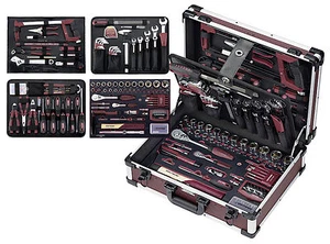 Maletín de herramientas profesional de aluminio KRAFTWERK 3948 ALUPro 263 piezas herramientas inserciones EVA  - Imagen 1 de 8