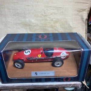 RARE 1953 Red Ferrari 500 F2 #5 (Ascari) 1:16 Polistil-Die Cast w/ wood Display - Picture 1 of 6