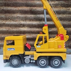 VTG Bruder Tele-Crane TC 4500 Crane Truck Construction Vehicle Yellow Germany - Picture 1 of 12