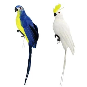 Macaw Artificial Birds Macaw Artificial Bird for Party Shoulder Prop Outside - Picture 1 of 7