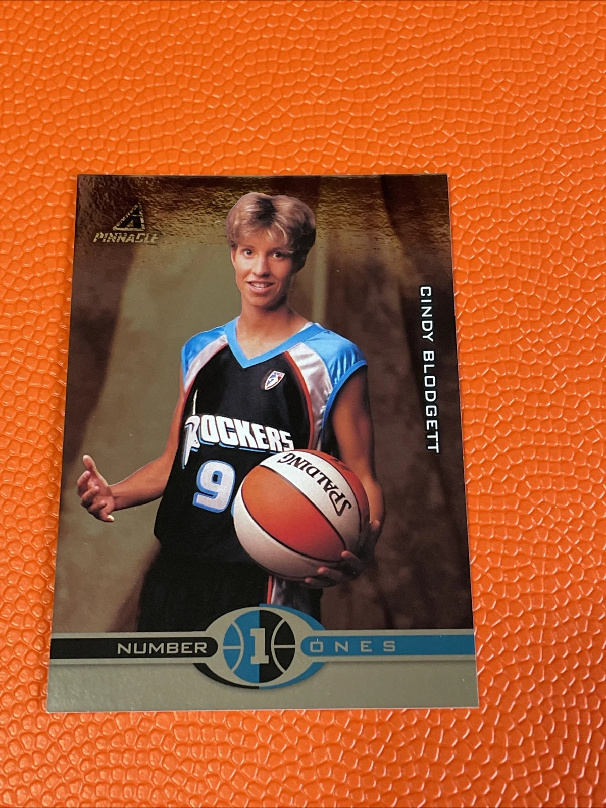 1998 Pinnacle WNBA Number Ones #6 Cindy Blodgett Rookie Cleveland Rockers Maine