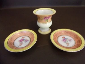 Vintage Berkshire Fine China Egg Cup With Two Small Plates Occupied Japan - Picture 1 of 5