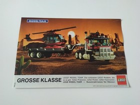 Rare Advertising Flyer Advertising Sheet Lego System Model Team 5590 1991