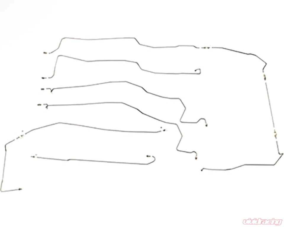 Kit completo de línea de freno para Ford Windstar 99-03, tambores traseros, acero inoxidable CBK0125SS Foto 1 de 1