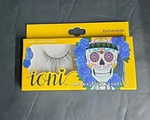 Ioni 3D Wispy Natural Lite Faux Mink Eyelashes Esmerelda 4 Packs NEW Handmade  - Picture 1 of 5