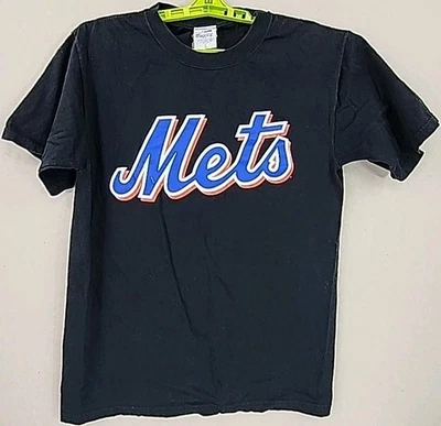 Camiseta Majestic New York Mets para hombre talla mediana #15 Beltrán negra MLB Foto 1 de 4