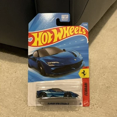 Hot Wheels 2026 Case B Mainline Ferrari SF90 Stradale Blue (In-Stock) - Image 1 of 4