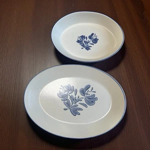 Vintage Pfaltzgraff Yorktowne 10" Oval Serving Bowl # 241 & 14” Oval #16 Platter - Picture 1 of 14