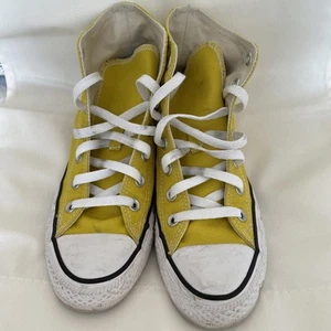 Converse Chuck Taylor All Star Yellow UK Size 5 Worn - Imagen 1 de 9