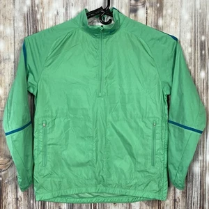 NIKE GOLF Para Hombres Medio Verde PullOver 1/4 Cremallera Rendimiento Manga Larga Cremallera Lateral - Imagen 1 de 15