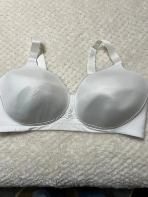 Vanity Fair Bra Womens 40D White Wireless Lightly Padded Beauty Back 71380 - Image 1 of 4