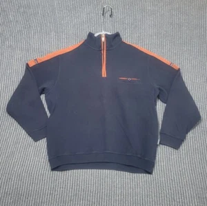 Nicolas Scholz Sweatshirt Herren Henley Strick Pullover Gr XL Blau Baumwolle - Bild 1 von 13