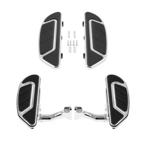 Rider & Passenger Floorboard Footboard Fit For Harley Touring Street Glide 93-Up - Picture 1 of 10
