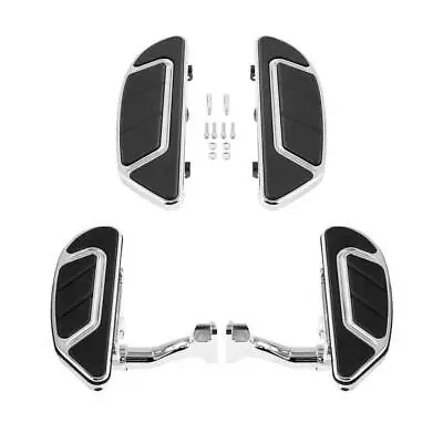 Driver & Passenger Floorboard Fit For Harley Touring Street Road Glide 1986-2023 - Image 1 of 4