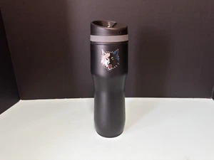 NBA Minnesota Timberwolves Black Logo Travel Tumbler Brandneu Wolves - Bild 1 von 6