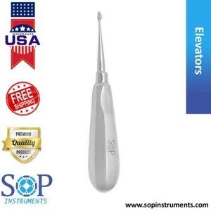German Dental Spade Root Extraction Elevator #60 Oral Surgery by SOP Instruments - Picture 1 of 3