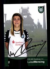 Luisa Wensing autograph card FCR Duisburg 2011-12 original signed + A 130355