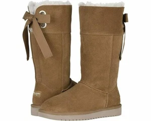 Koolaburra Uggs Andrah Tall Boots Chestnut SZ 10 Brand New With Box MSRP $110 - Picture 1 of 6