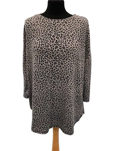 Primark long sleeve top size 14/16 animal print polyester blend womens - Picture 1 of 8