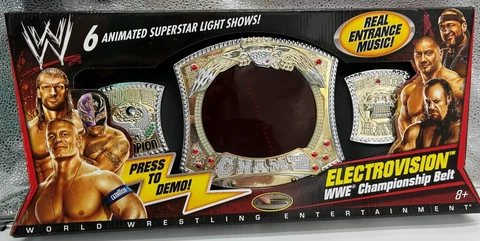 WWE Mattel Electrovision Championship Belt World Wrestling Entertainment NEW Cover